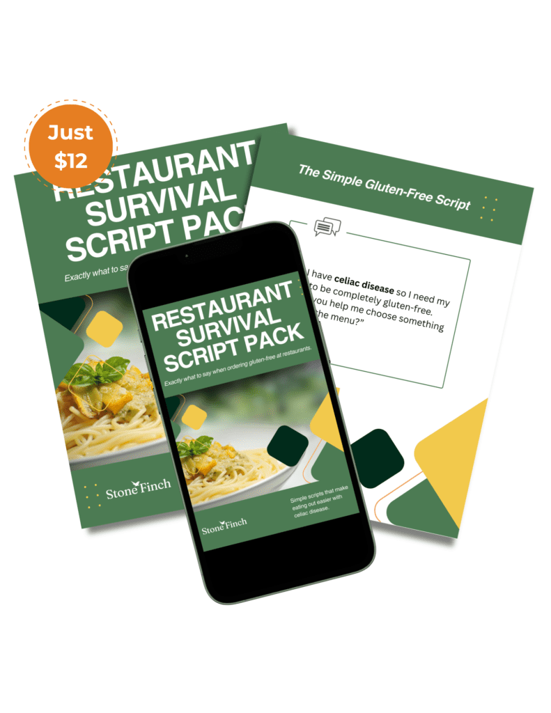 Restaurant Survival Script Pack with celiac safe server scripts and fast food ordering guides